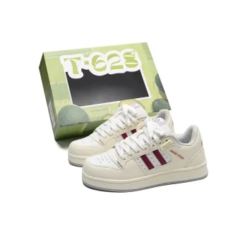 T628 Puffy Shoes Box Anti Slip Wear Resistant Lightweight Breathable Low Top Skateboard Shoes Unisex