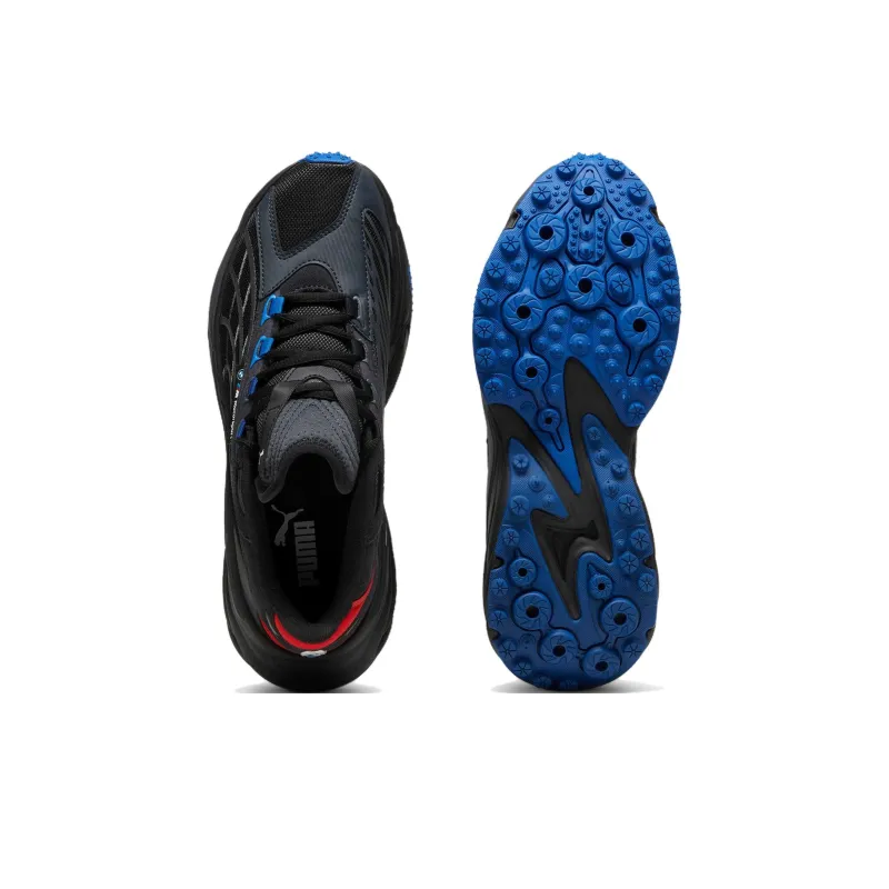 PUMA BMW M Motorsport Anti Slip Wear Resistant Low Top Running Shoes Men's Black Blue Red-3