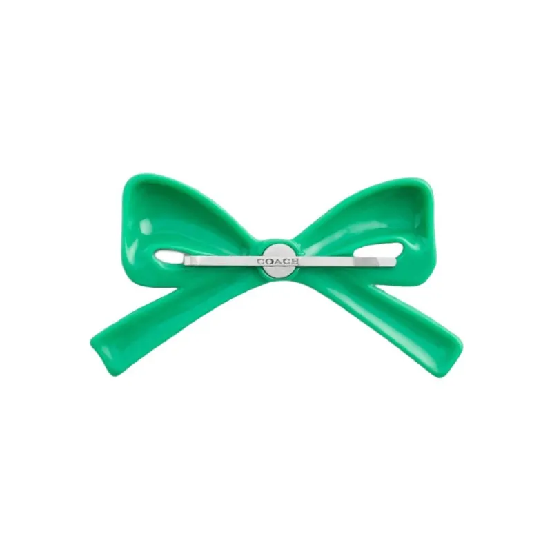COACH Steel Hair Clips Women's Green-2