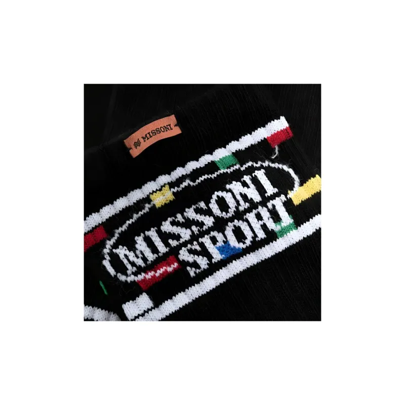 MISSONI Knee-High Socks Men's 1 Pack Black-1