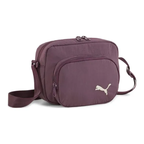 PUMA Nylon Shoulder Bag, Crossbody Bag Women's Midnight Fuchsia