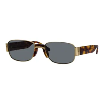 DRIES VAN NOTEN Rectangular Sunglasses Men's Tortoiseshell