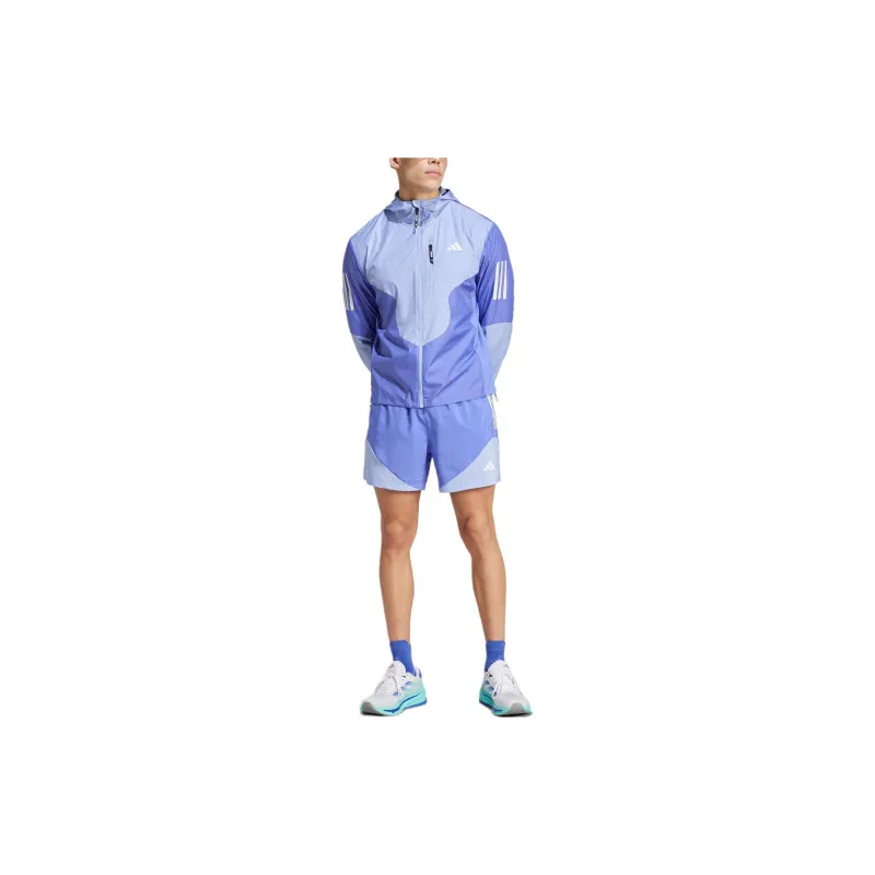 Adidas Free Shipping With AdiClub Own The Run Aeroready Jacket-1