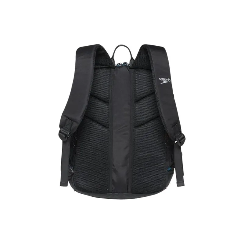 Speedo Polyester Backpack Unisex Black & Blue-1