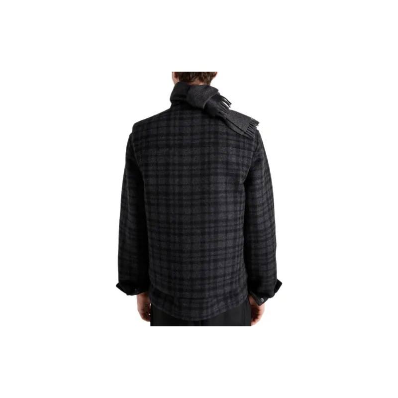PRADA Plaid Wool Vest-2