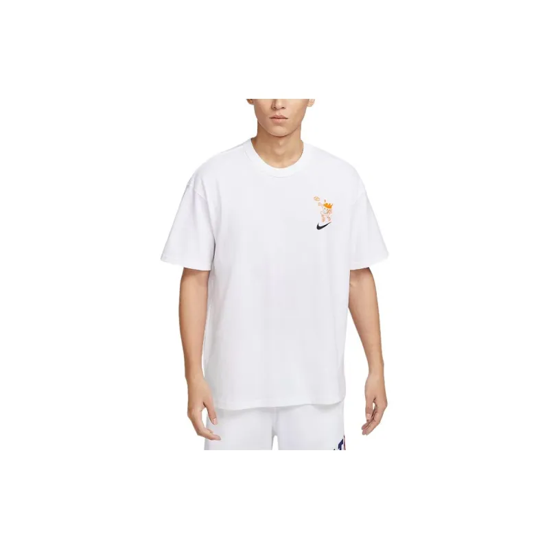 Nike T Shirts Men White-2