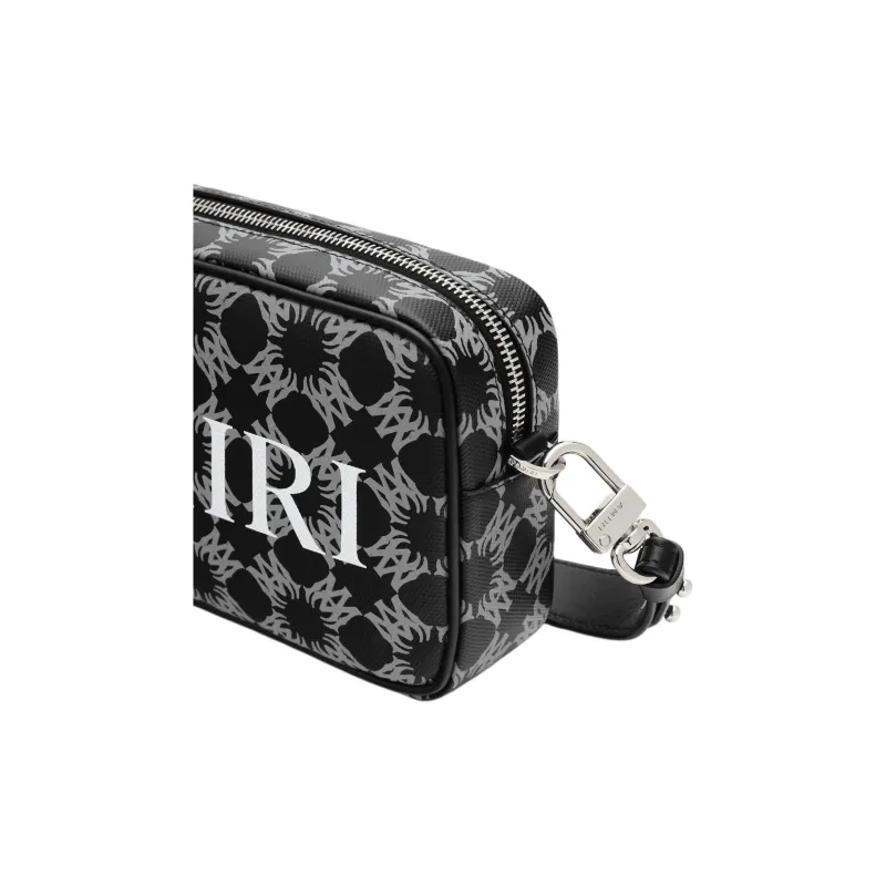 AMIRI Cotton Shoulder Bag Crossbody Bag Men's Black-5