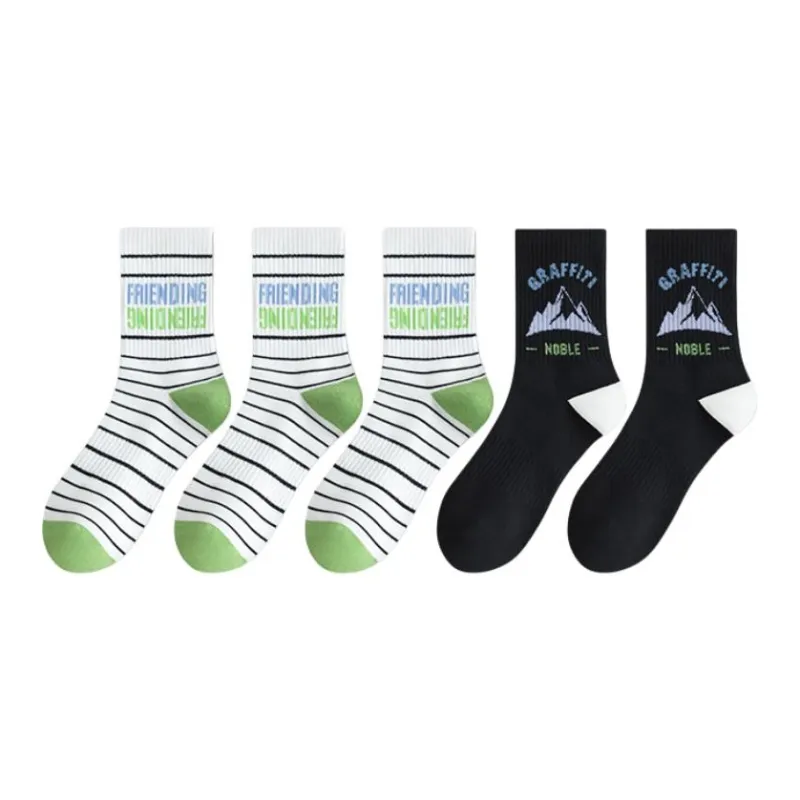 ROBINHOOD Mid Calf Socks Men's 5 Pack-9