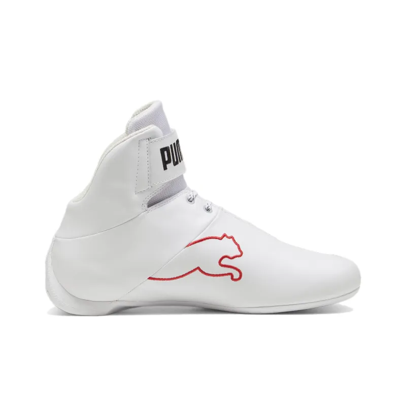 PUMA Scuderia Ferrari Future Ca Abrasion Resistant Mid Top Running Shoes Unisex White-1