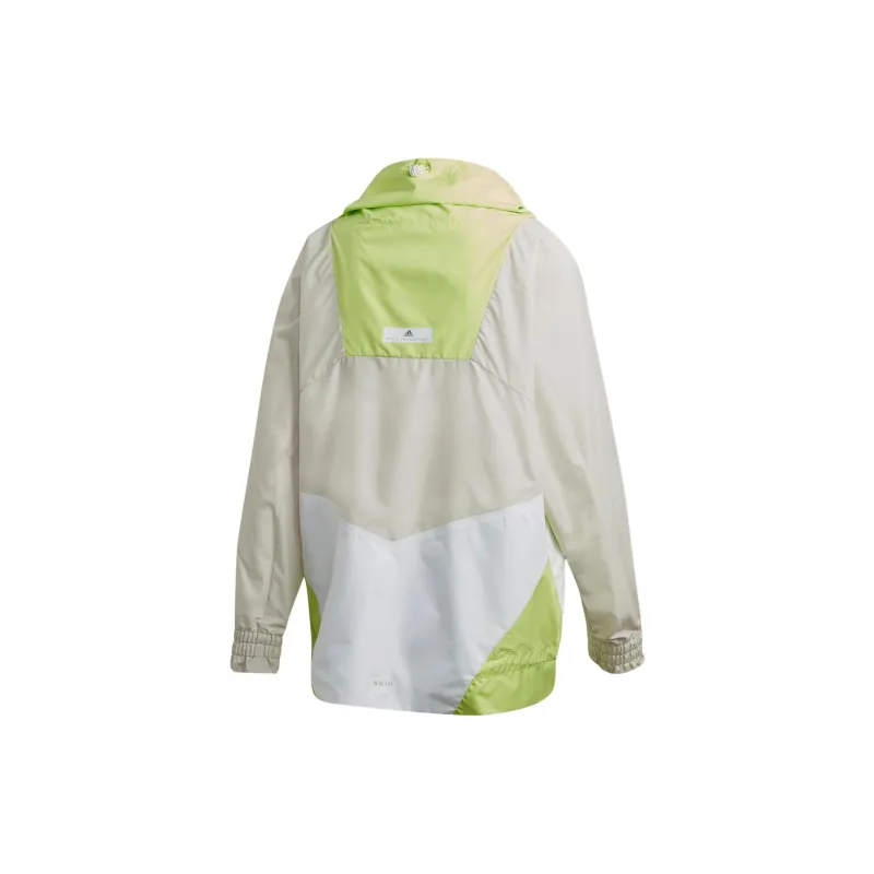 Adidas Stella McCartneyAdizero Jackets & Coats Women's Transparent Brown/Semi Frozen Yellow/White-1
