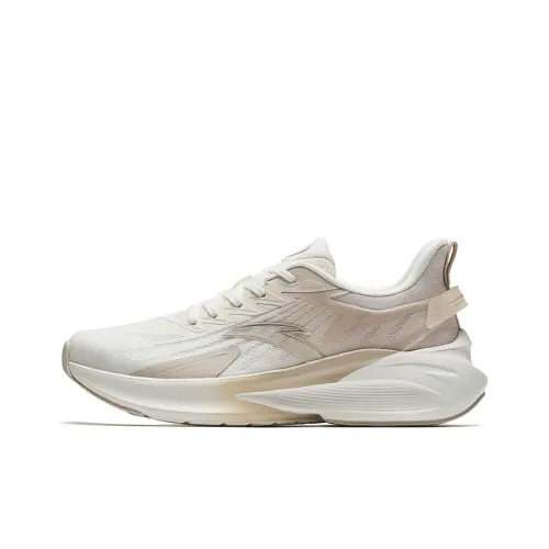 Anta Stinger 5 Cushioned Wear-Resistant Coverage Low-Top Sprint Running Shoes Women's White Brown