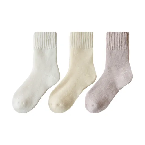 PLANDOO Mid Calf Socks Women's 3 Pack