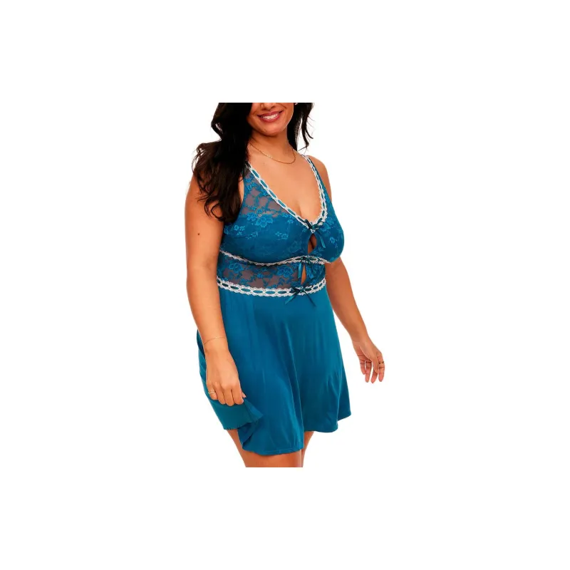 Victoria's Secret PINK ADORE ME Eliana Slip / Blue Sapphire Nightgown Women's Sapphire-1