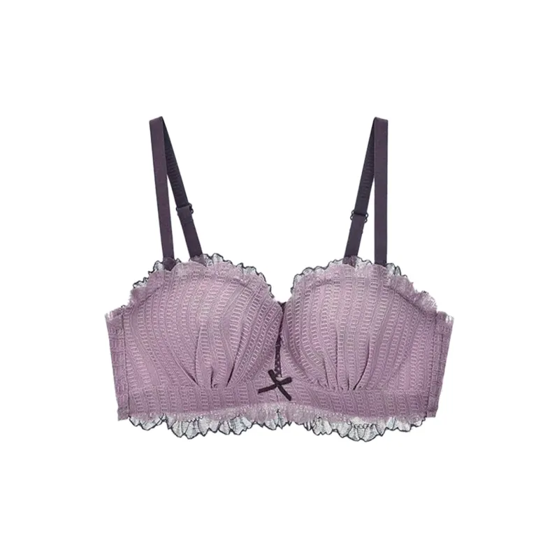 Flowers In Water Bra Women's White-15