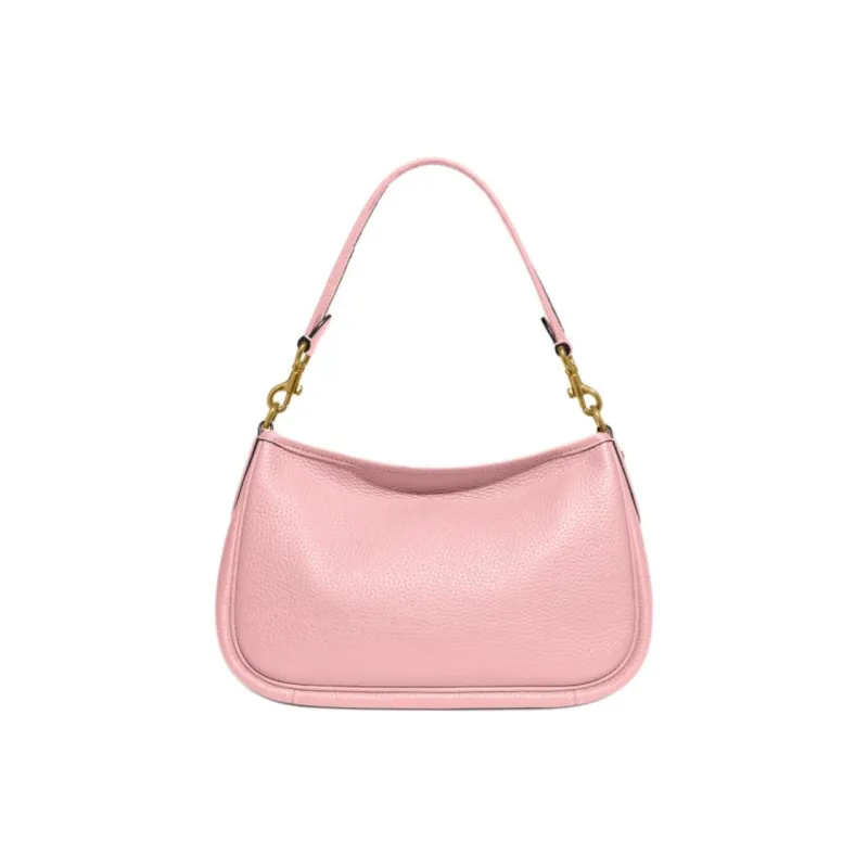 COACH Cary Soft Pebbled Leather Shoulder Bag, Crossbody Bag, Handbag Tubas Women's Pink-2