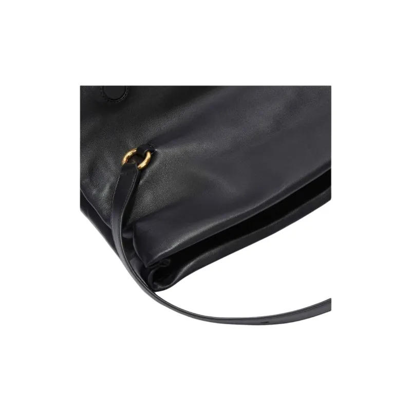 JIL SANDER Small Rollup Leather Shoulder Bag-2