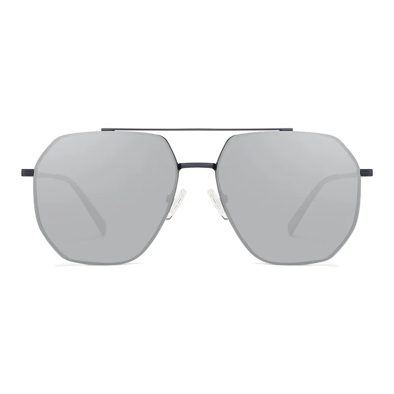 Morakot Titanium Alloy Aviator Sunglasses Men's-5