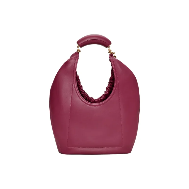 LOEWE Nappa Sheepskin Shoulder Bag, Crossbody Bag, Handbag Medium Size Women's Crimson-4