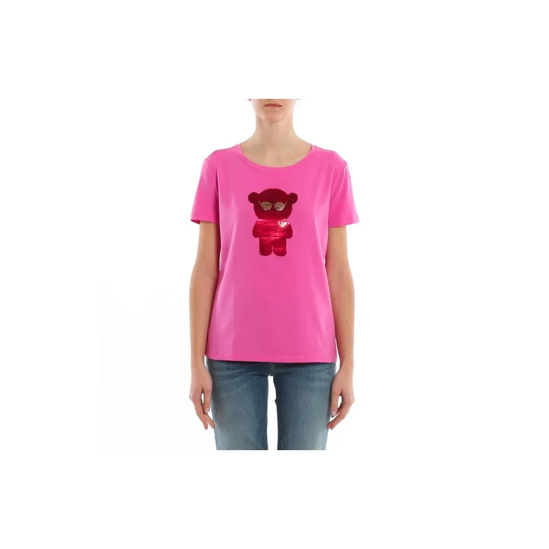 EMPORIO ARMANI T Shirts Women's Pink-1