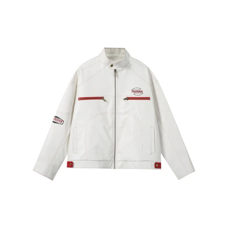 TESTUNG Jackets Unisex White-0