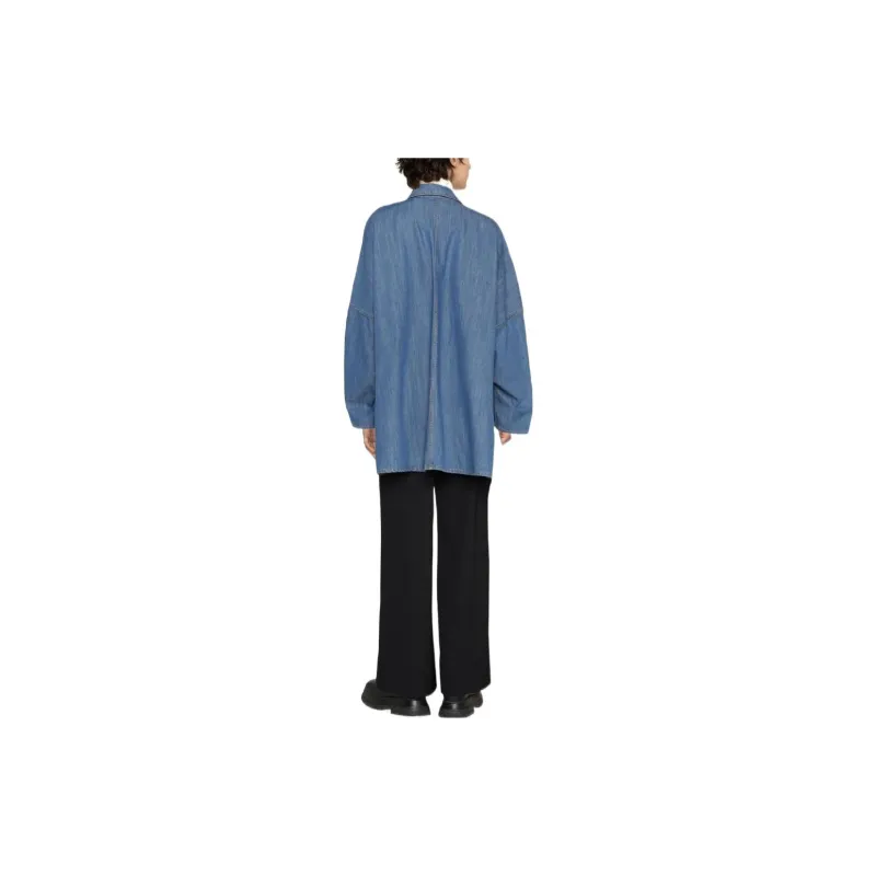 TOTEME Organic Cotton Chambray Coat-2