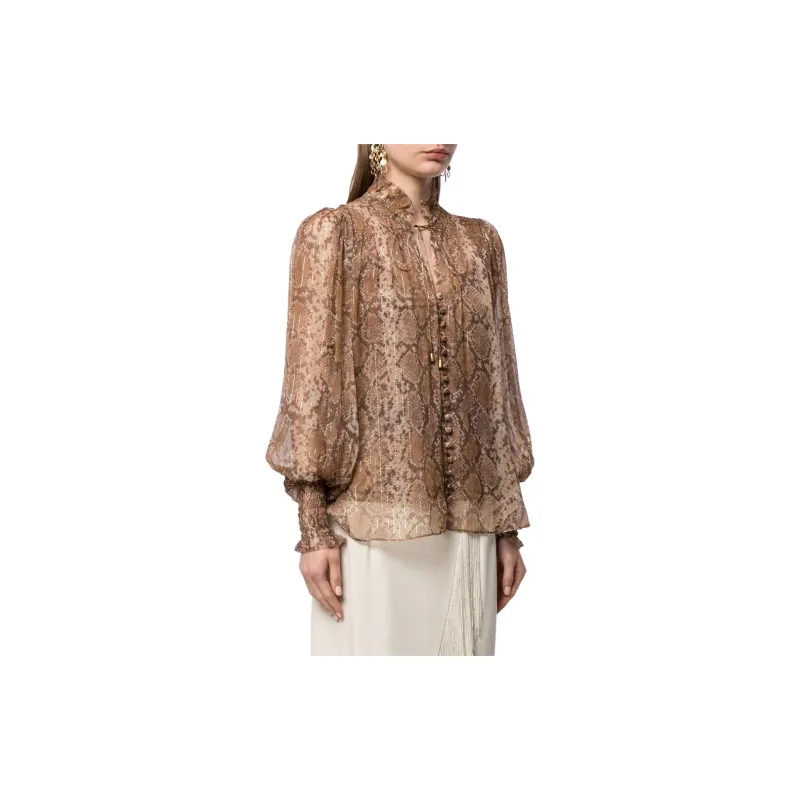 Zimmermann SS23 Shirt Women's Gold-1