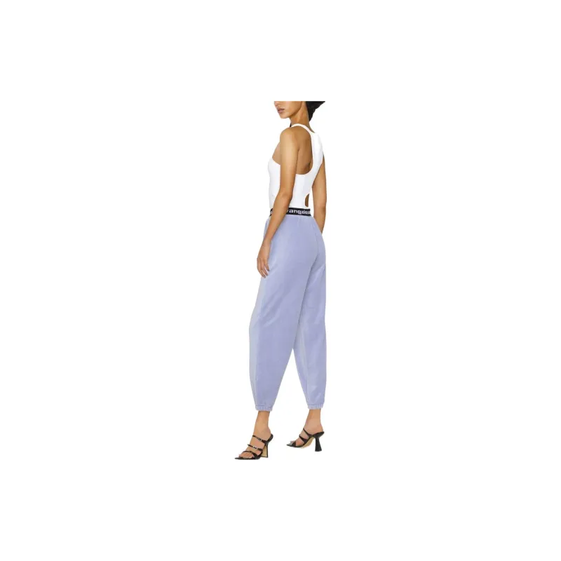 Alexander Wang Knitted Sweatpants Women's Purple-3