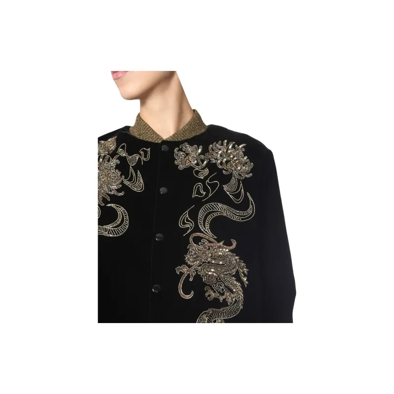 SAINT LAURENT Jacket Women's Black-3