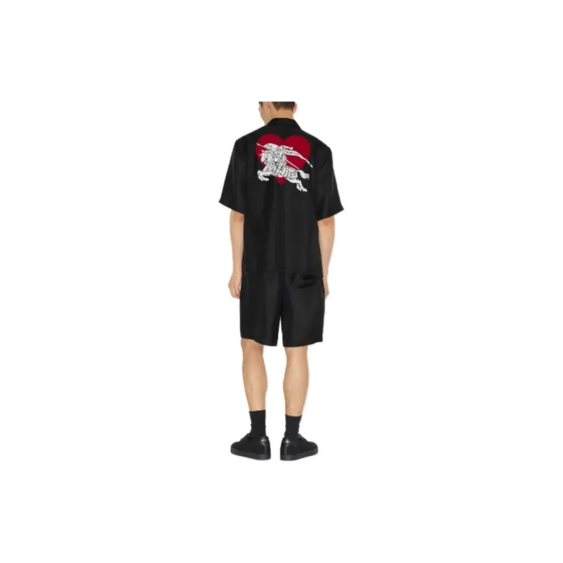 Burberry Casual Shorts Men's Black-2
