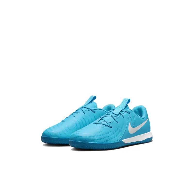 Nike Jr. Phantom GX 2 Academy Anti Slip Wear Resistant Low Top Kids' Soccer Shoes Blue Kids'-2