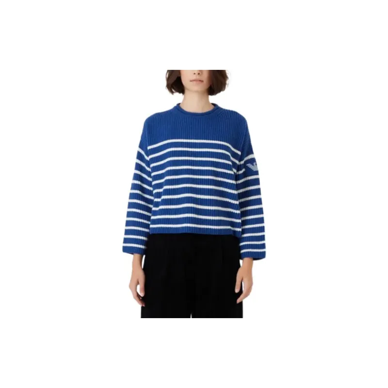 EMPORIO ARMANI FW22 Sweater Women's Blue-2