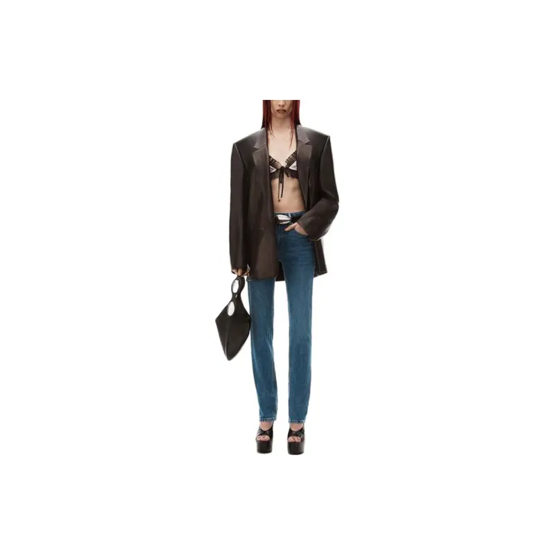 Alexander Wang High rise Straight leg Jeans-2
