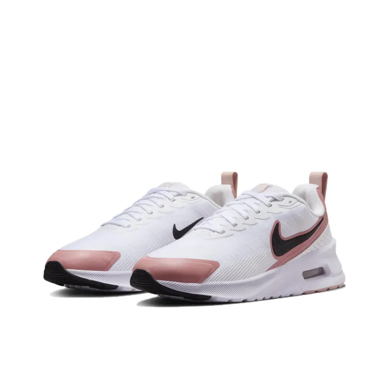 Nike Air Max Nyaxis Anti-Slip Wear-Resistant Low-Top Casual Shoes Women's White Pink-2