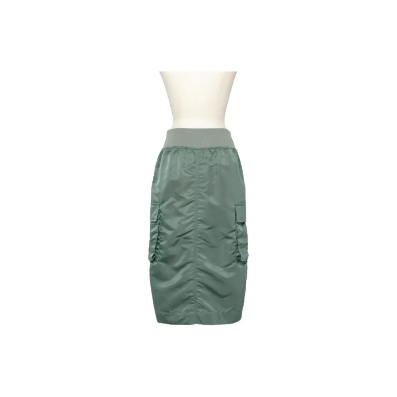 Sacai Ribbed waistband Cargo Skirt-1