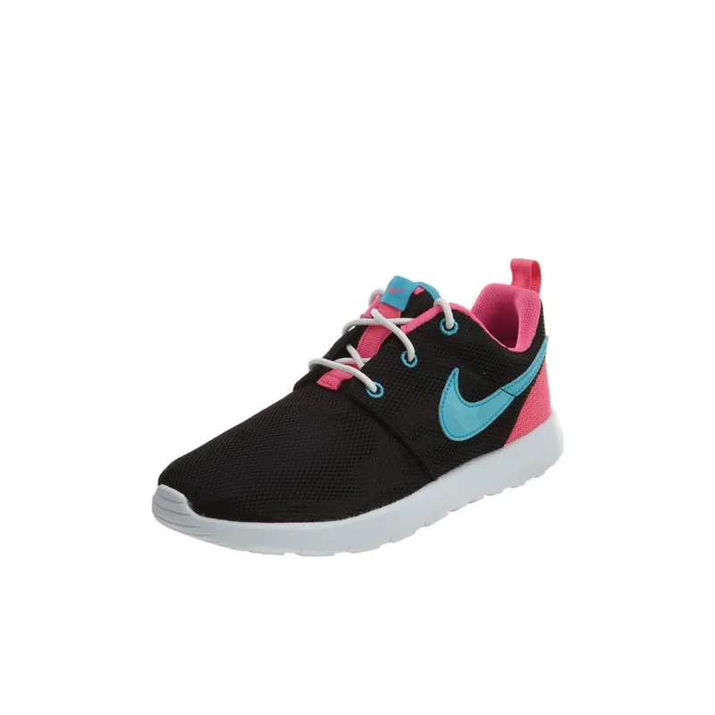 Nike Roshe One Cushioning Wear-Resistant Low-Top Kids' Running Shoes Black Pink Children Aged 3-7 Years Old-2
