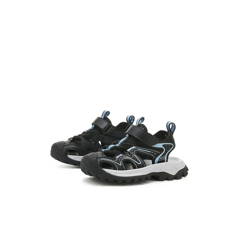 Jeep Anti Slip Wear Resistant Children's Sandals Black Blue Kids'-2