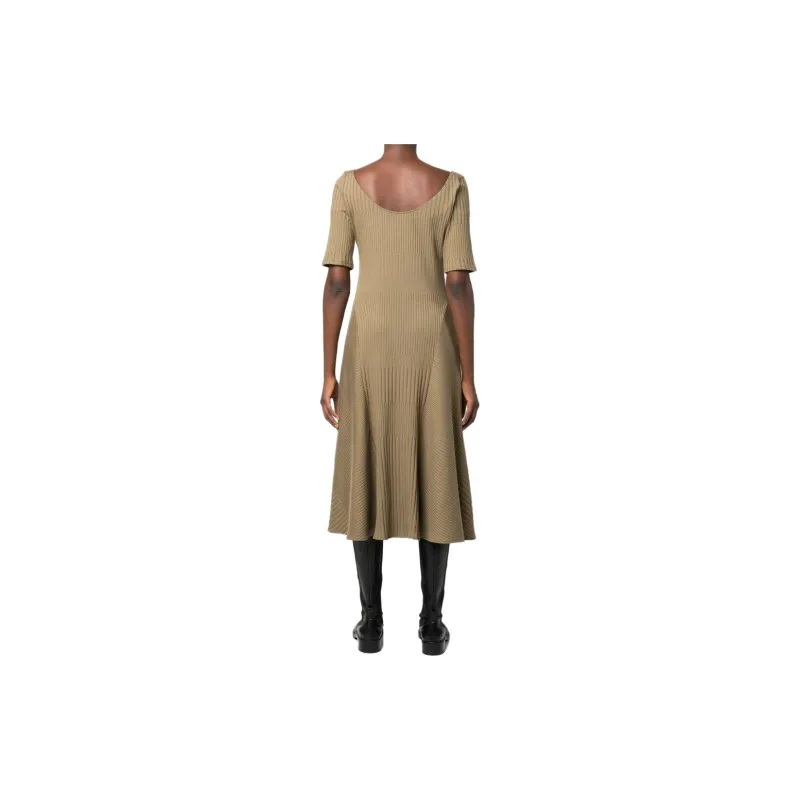 THEORY Short-Sleeved Dresses Women's Khaki-2