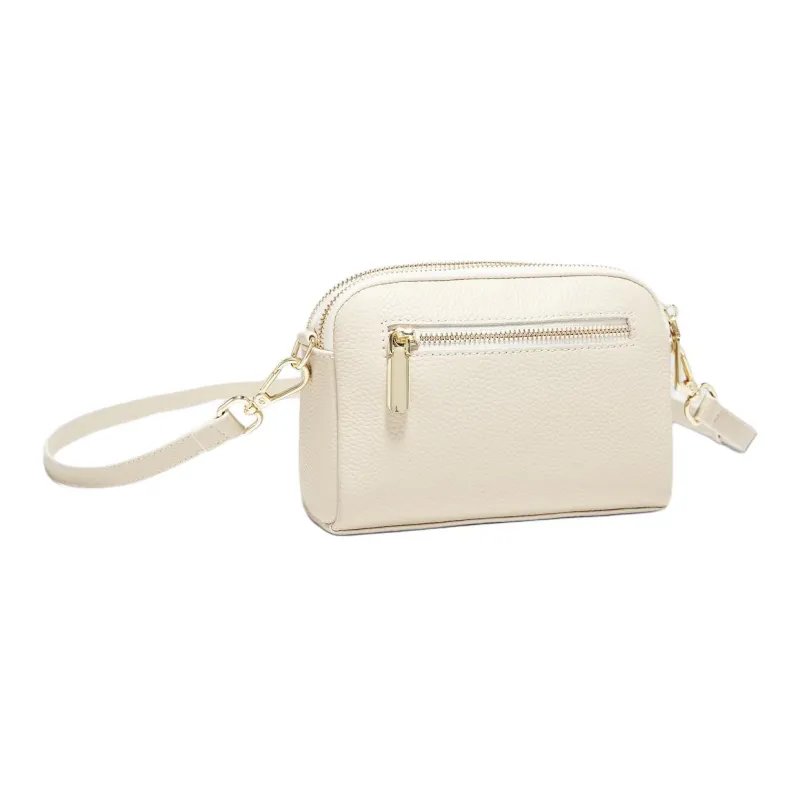 Marino Orlandi Cow Leather Bonded Synthetic Leather Crossbody Bags Shoulder Bags Women's Black/White-7