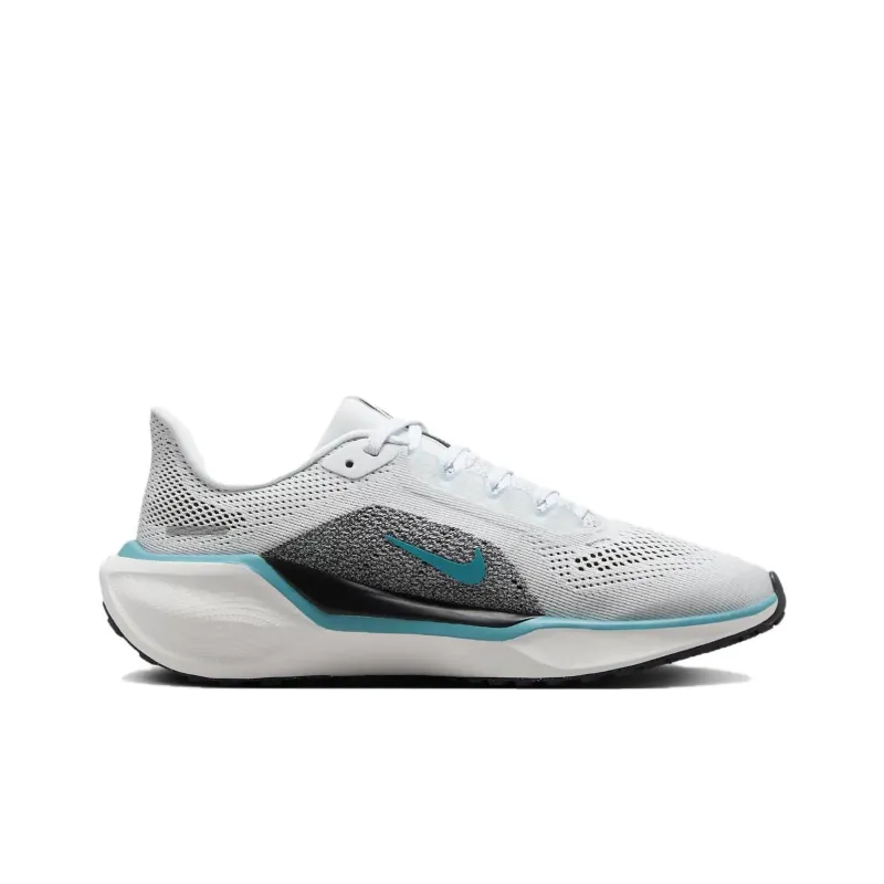 Nike Pegasus 41 Shock Absorbers Low Top Kids' Running Shoes White Black Unisex-1