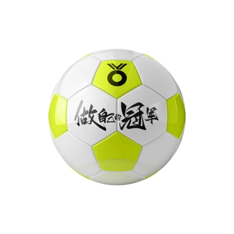 SEIZE KEMP Size 5 Ball/Size 4 Ball Soccer PU Hand-Stitched Soccer Ball Unisex White Green-0