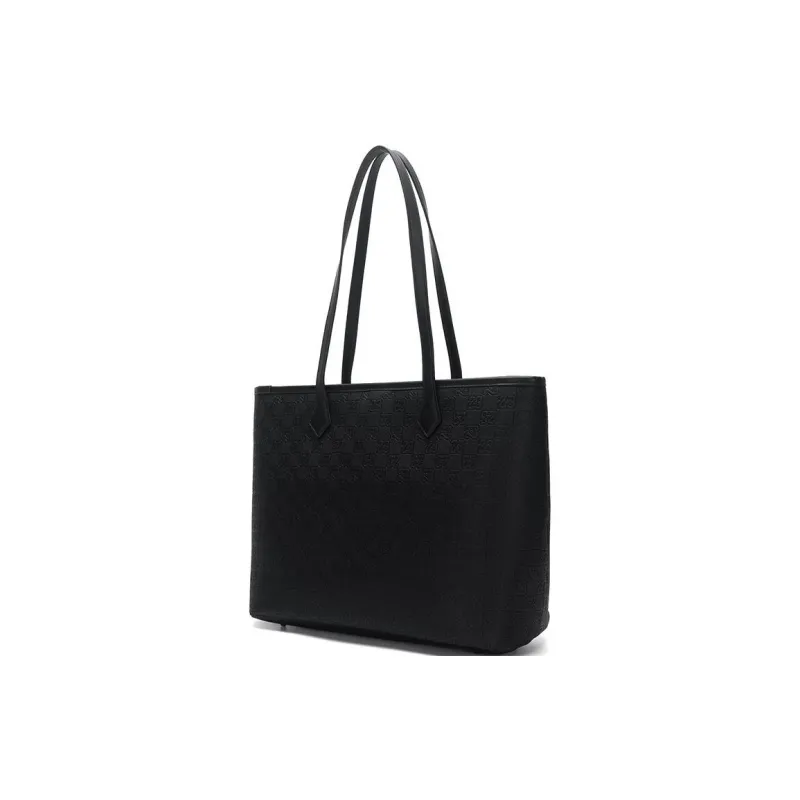 Jordan Synthetic Leather Tote Bag, Shopping Bag, Handbag Unisex Black-1