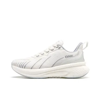 ONEMIX Height Increasing Impact Resistant Low Top Running Shoes Unisex White