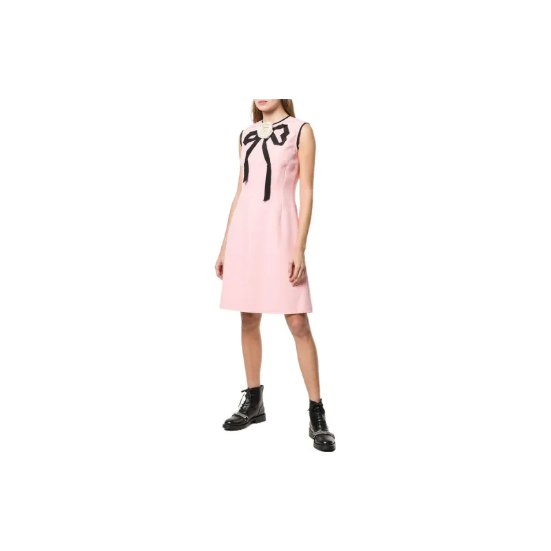 GUCCI Sleeveless Dresses Women's Pink-1