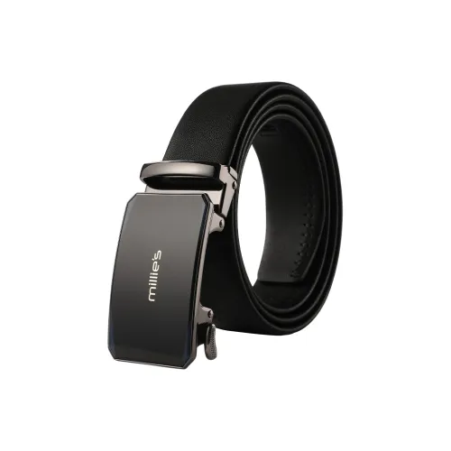 MILLIE'S Cow Split Leather Leather Belts Men's Width  3.5cm
