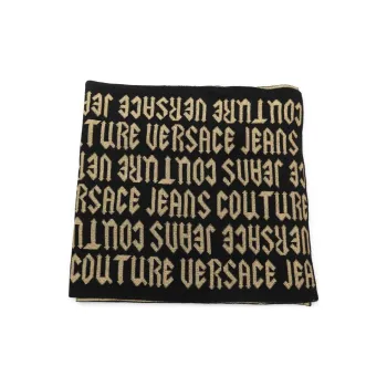 VERSACE JEANS COUTURE Intarsia logo Scarf