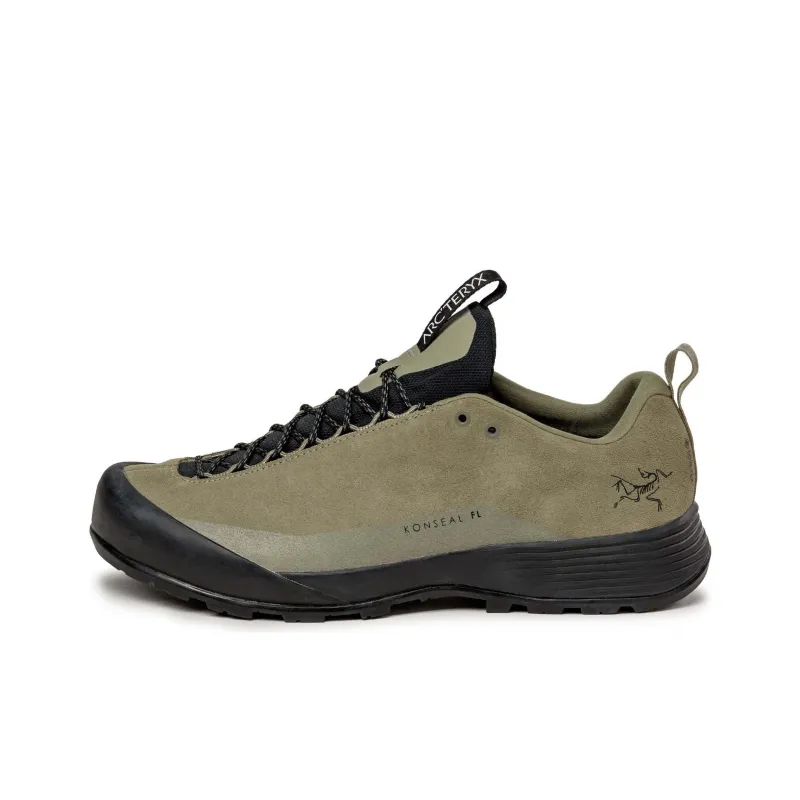Arcteryx Konseal FL Anti-Slip Wear-Resistant Low-Top Outdoor Shoes Men's Light Brown-0