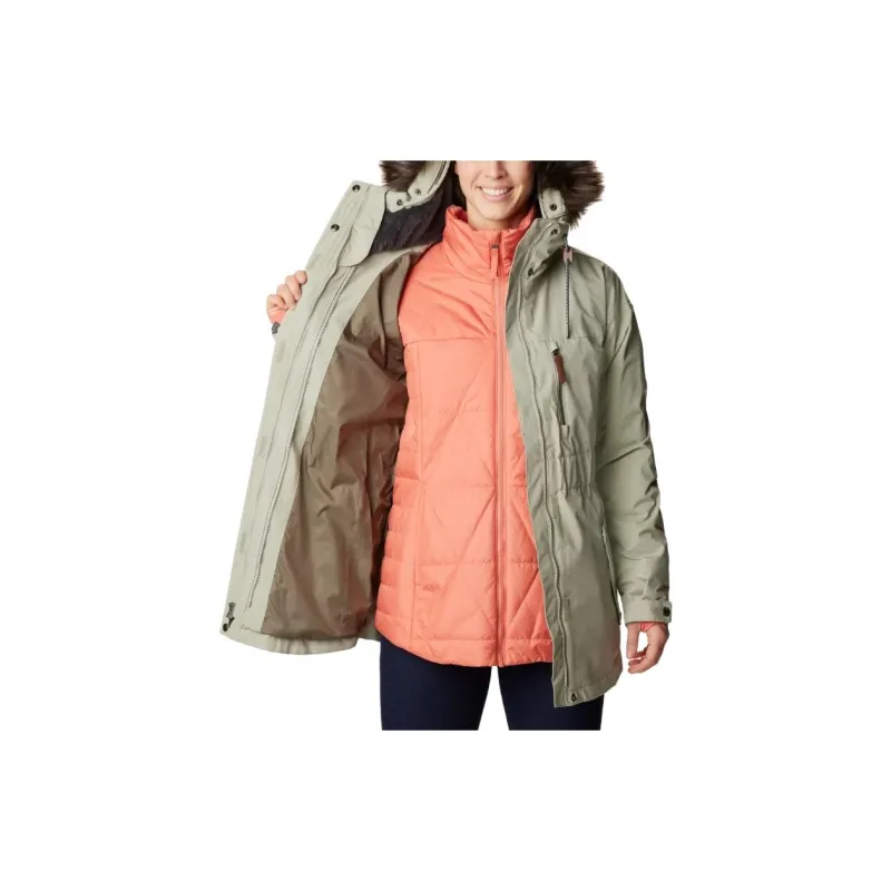 Columbia Payton Pass Windbreaker Jackets Women's Light Khaki-6