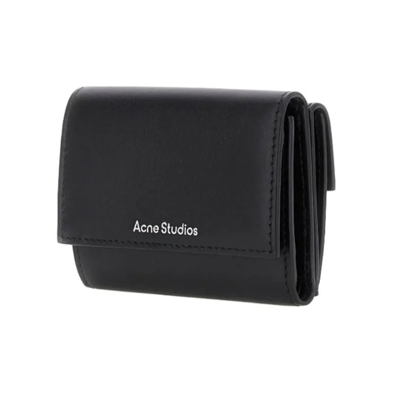 Acne Studios Calfskin Wallet Women's Black-1