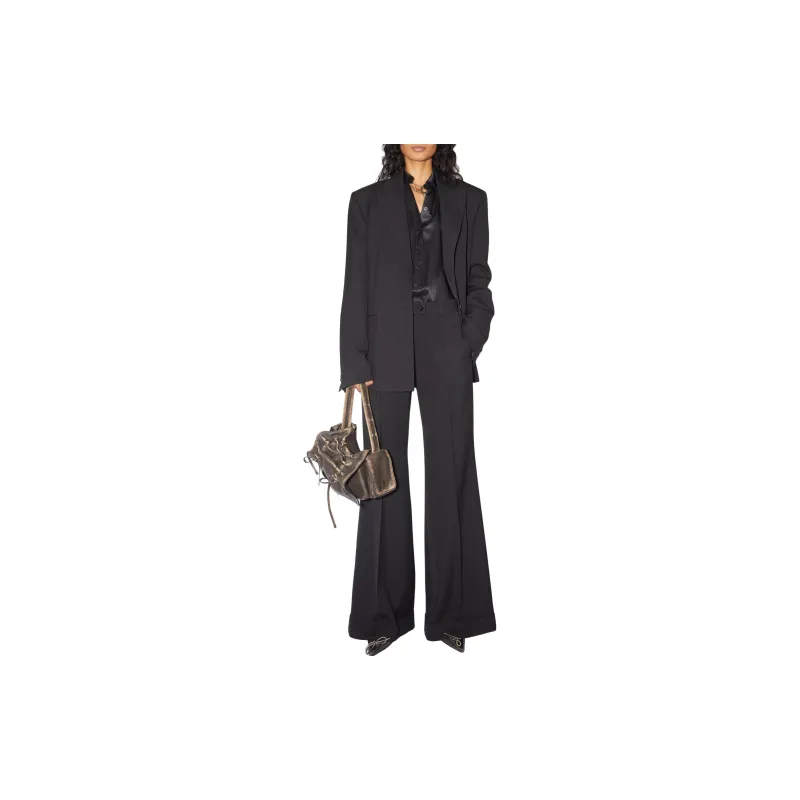 Acne Studios Mid rise Flared Trousers-1