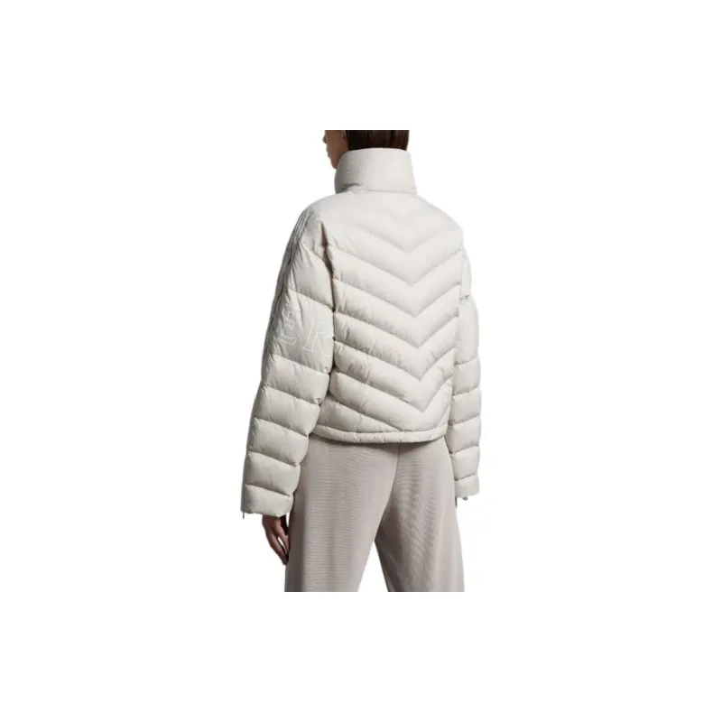 Moncler Down Jackets Women's Light Gray-3